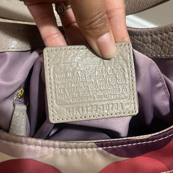 Coach Madison Maggie Op Art Shoulder Bag 18764 - Picture 6 of 12